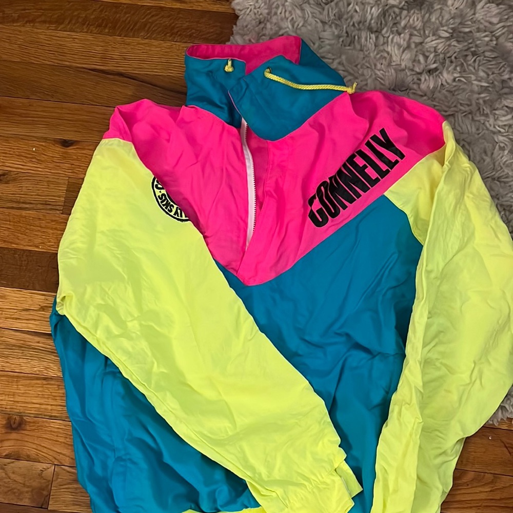 Connelly Vintage Neon Nylon Ski Jacket